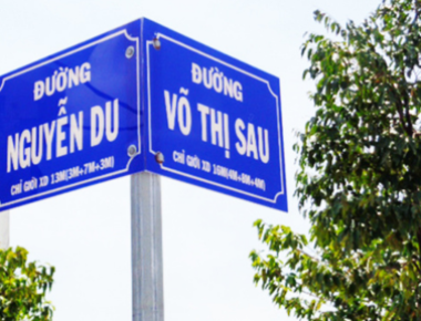 Làm Bảng Tên Đường, Trụ Đường