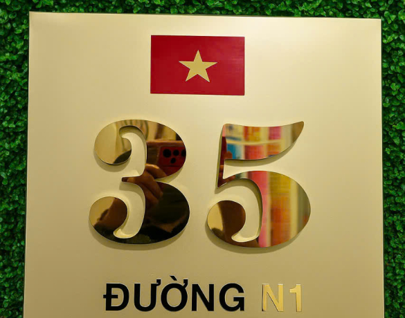 Bảng Inox Ăn Mòn Số Nhà